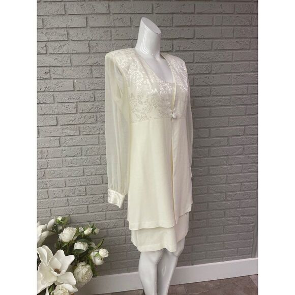 J.R. Nites by Caliendo Tank Dress with Jacket 2 Pcs Set Size 6 - Picture 5 of 13